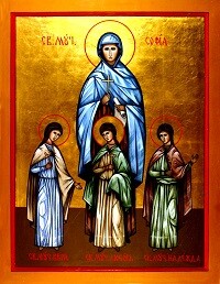 Picture of Saint Sofia with children